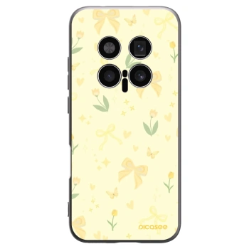 Picasee silikonowe czarne etui na Honor Magic8 Pro 5G - Honey Blossom
