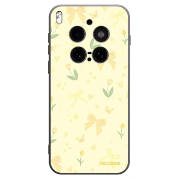 Picasee silikonowe czarne etui na Vivo X300 Pro - Honey Blossom