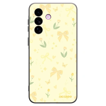 Picasee silikonowe czarne etui na Samsung Galaxy A57 5G - Honey Blossom