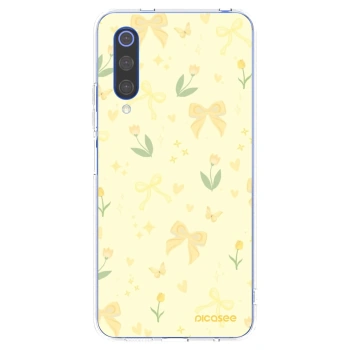 Picasee silikonowe przeźroczyste etui na Xiaomi Mi 9 SE - Honey Blossom