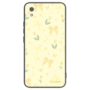 Picasee silikonowe czarne etui na Xiaomi Redmi 7A - Honey Blossom