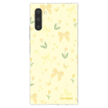 Picasee silikonowe przeźroczyste etui na Samsung Galaxy Note 10 N970F - Honey Blossom