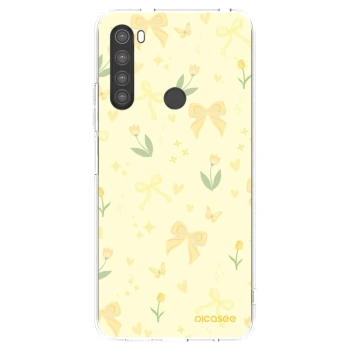 Picasee silikonowe przeźroczyste etui na Xiaomi Redmi Note 8 - Honey Blossom