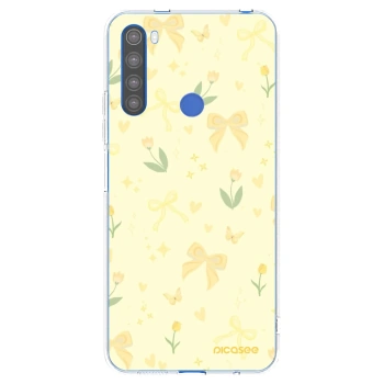 Picasee silikonowe przeźroczyste etui na Xiaomi Redmi Note 8T - Honey Blossom