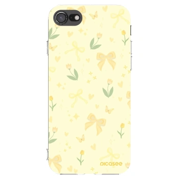 Picasee silikonowe przeźroczyste etui na Apple iPhone SE 2020 - Honey Blossom