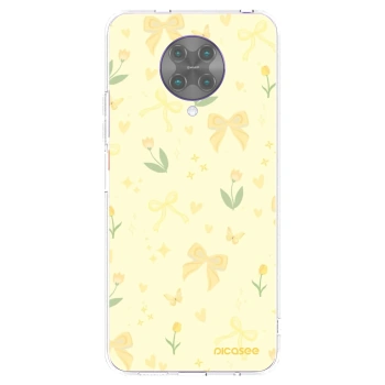 Picasee silikonowe przeźroczyste etui na Xiaomi Poco F2 Pro - Honey Blossom