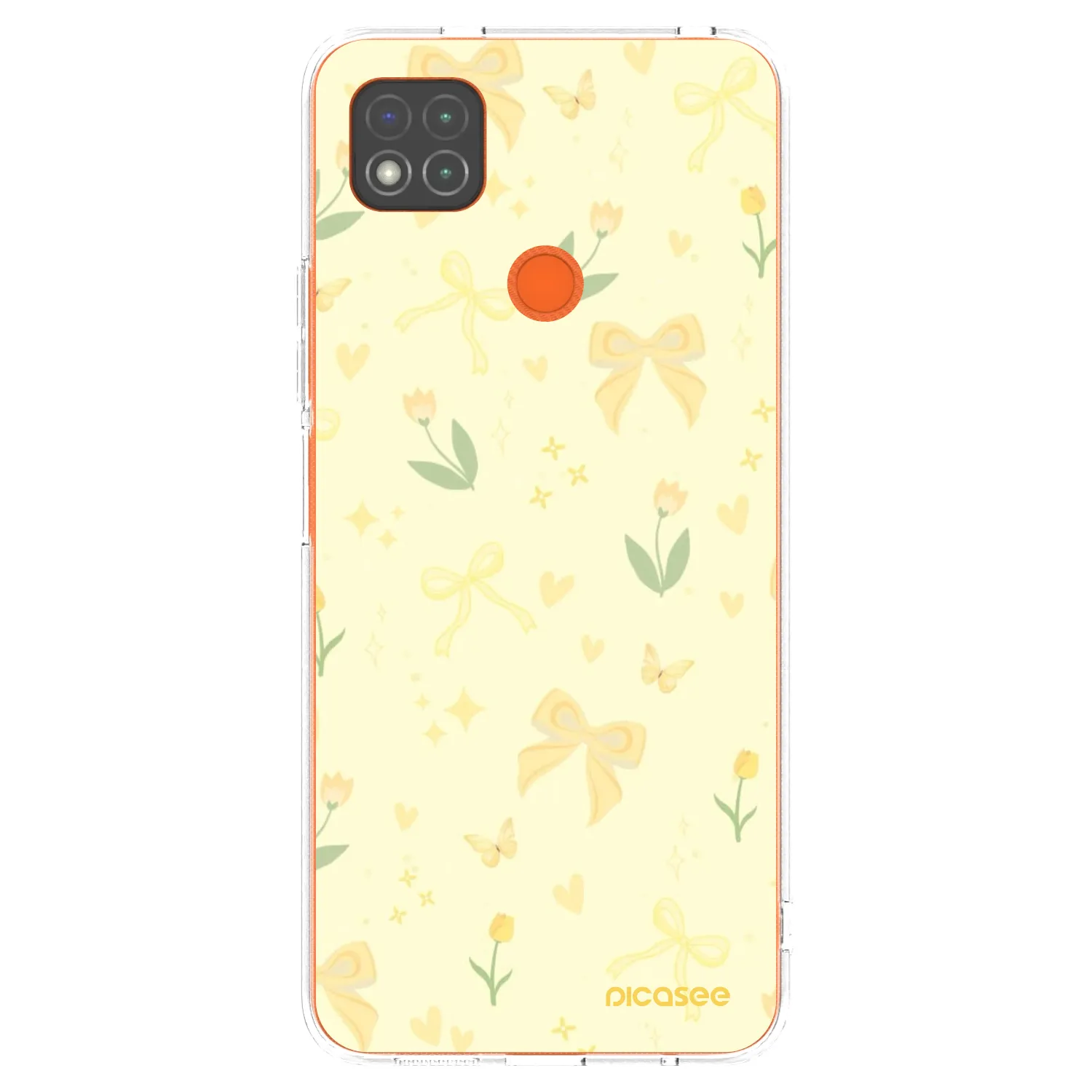 Picasee silikonowe przeźroczyste etui na Xiaomi Redmi 9C - Honey Blossom