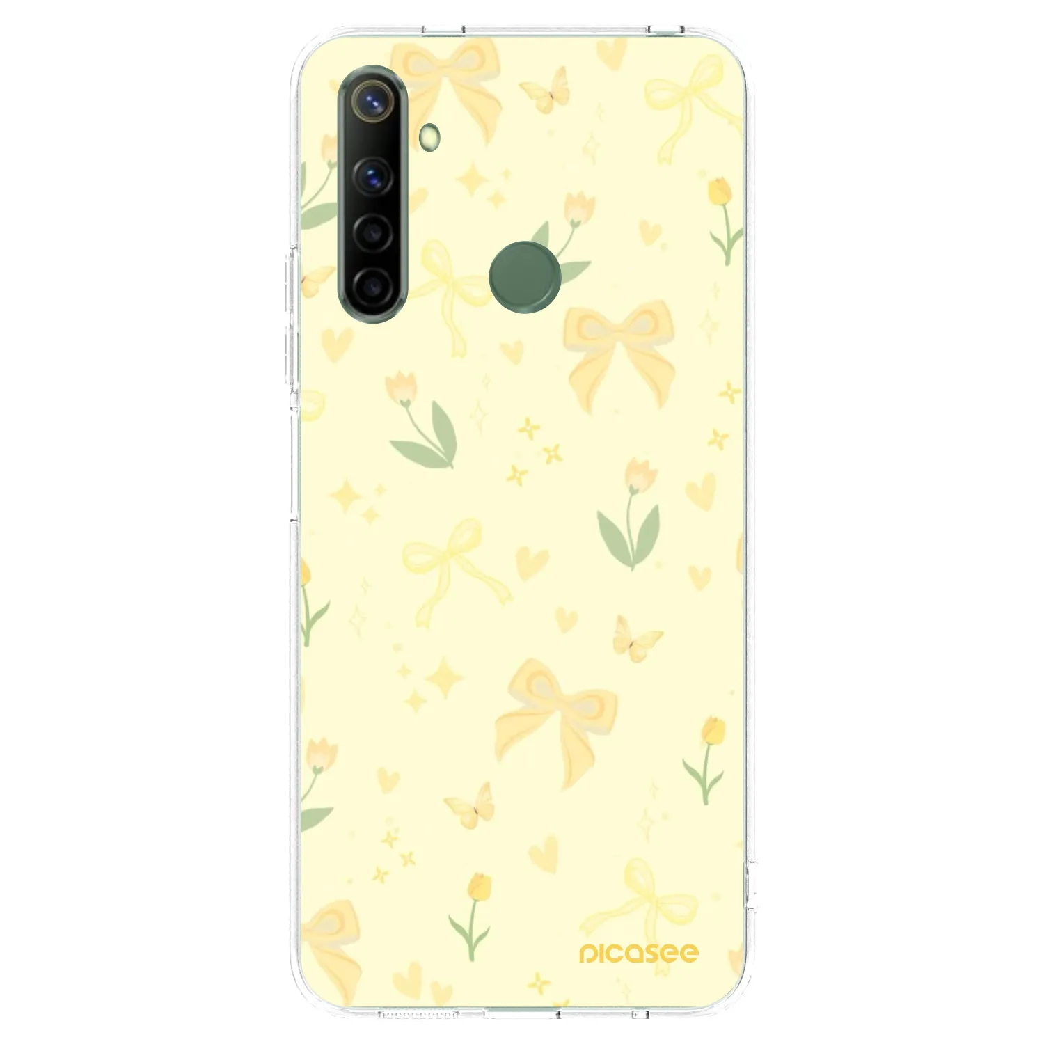 Picasee silikonowe przeźroczyste etui na Realme 6i - Honey Blossom