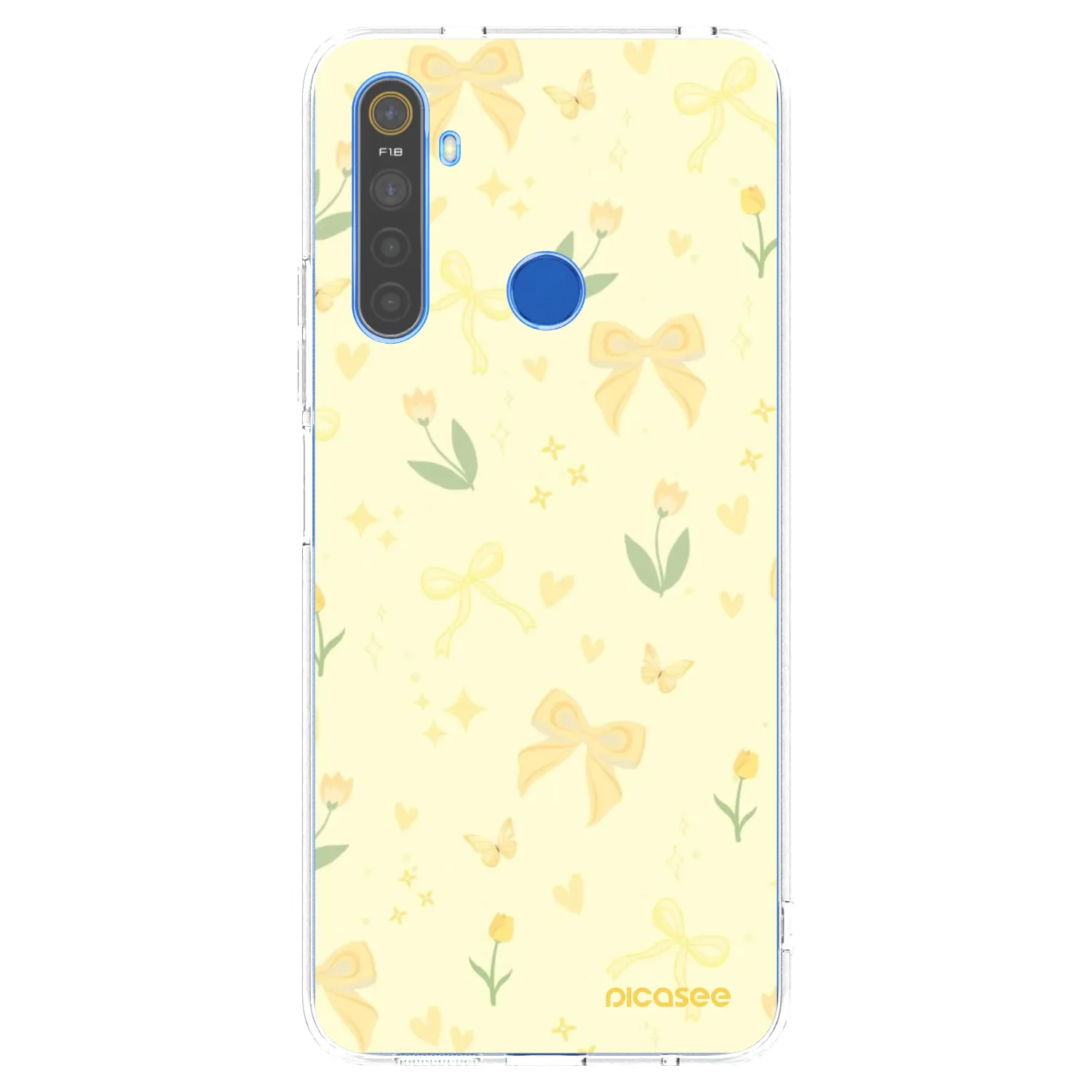 Picasee silikonowe przeźroczyste etui na Realme 5 - Honey Blossom
