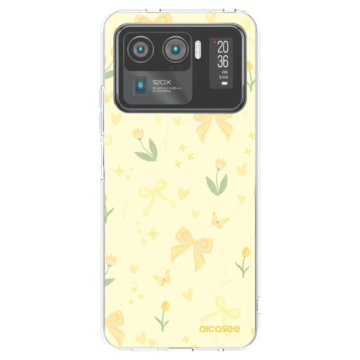 Picasee silikonowe przeźroczyste etui na Xiaomi Mi 11 Ultra - Honey Blossom