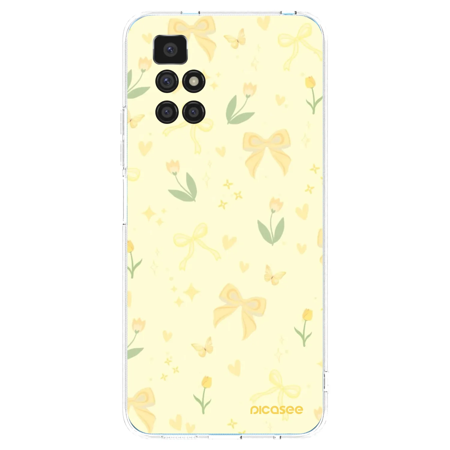 Picasee silikonowe przeźroczyste etui na Xiaomi Redmi 10 - Honey Blossom
