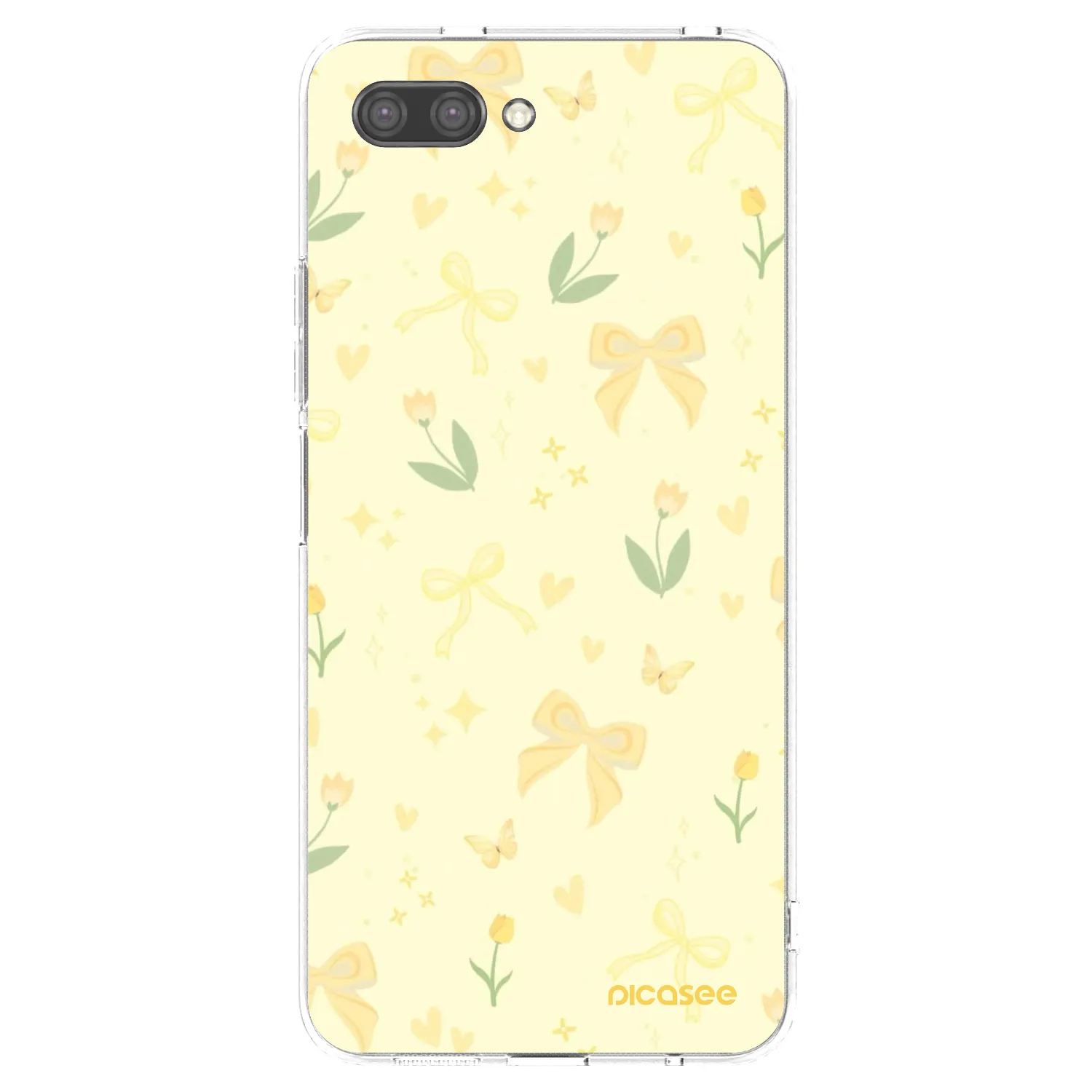 Picasee silikonowe przeźroczyste etui na Honor 10 - Honey Blossom