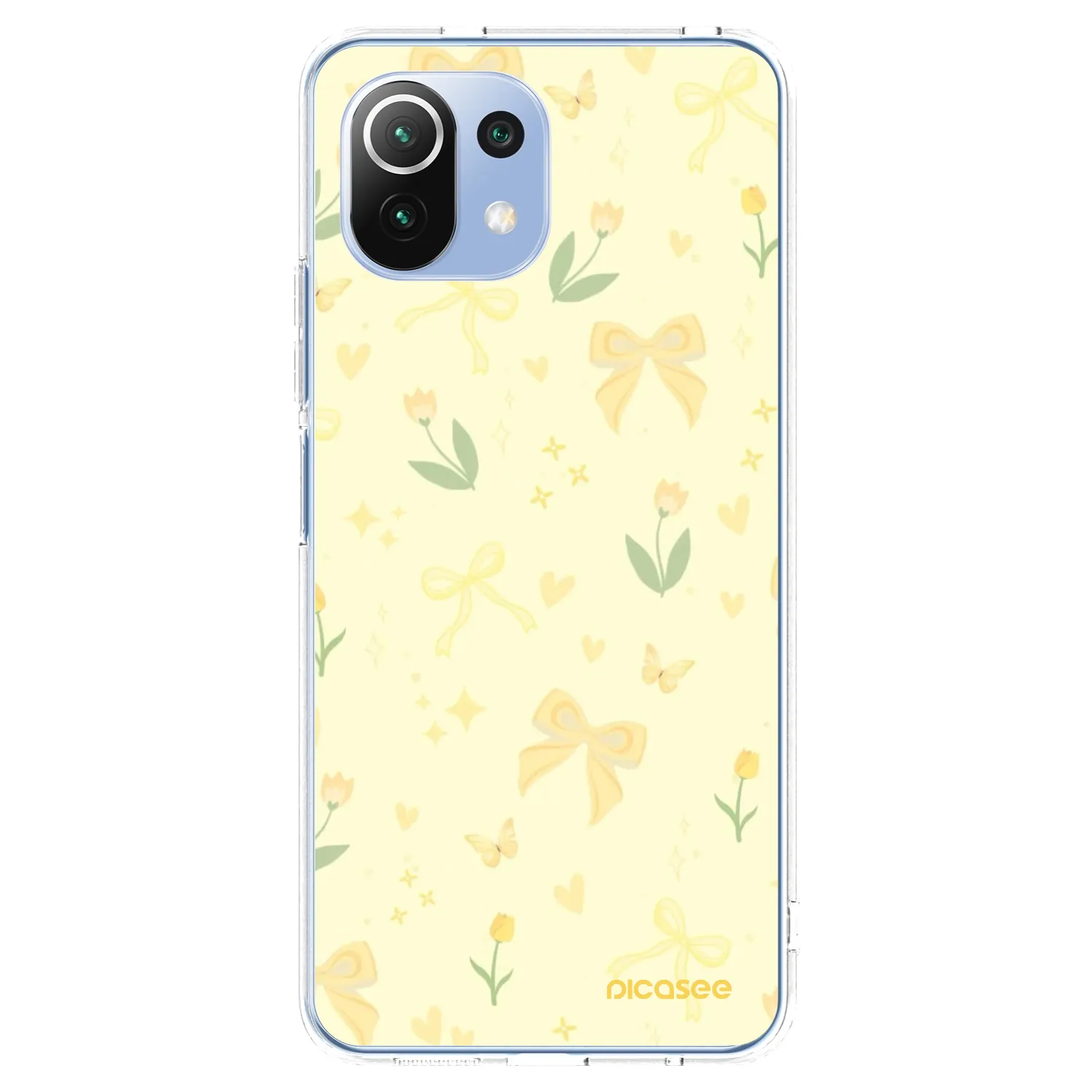 Picasee silikonowe przeźroczyste etui na Xiaomi 11 Lite 5G NE - Honey Blossom
