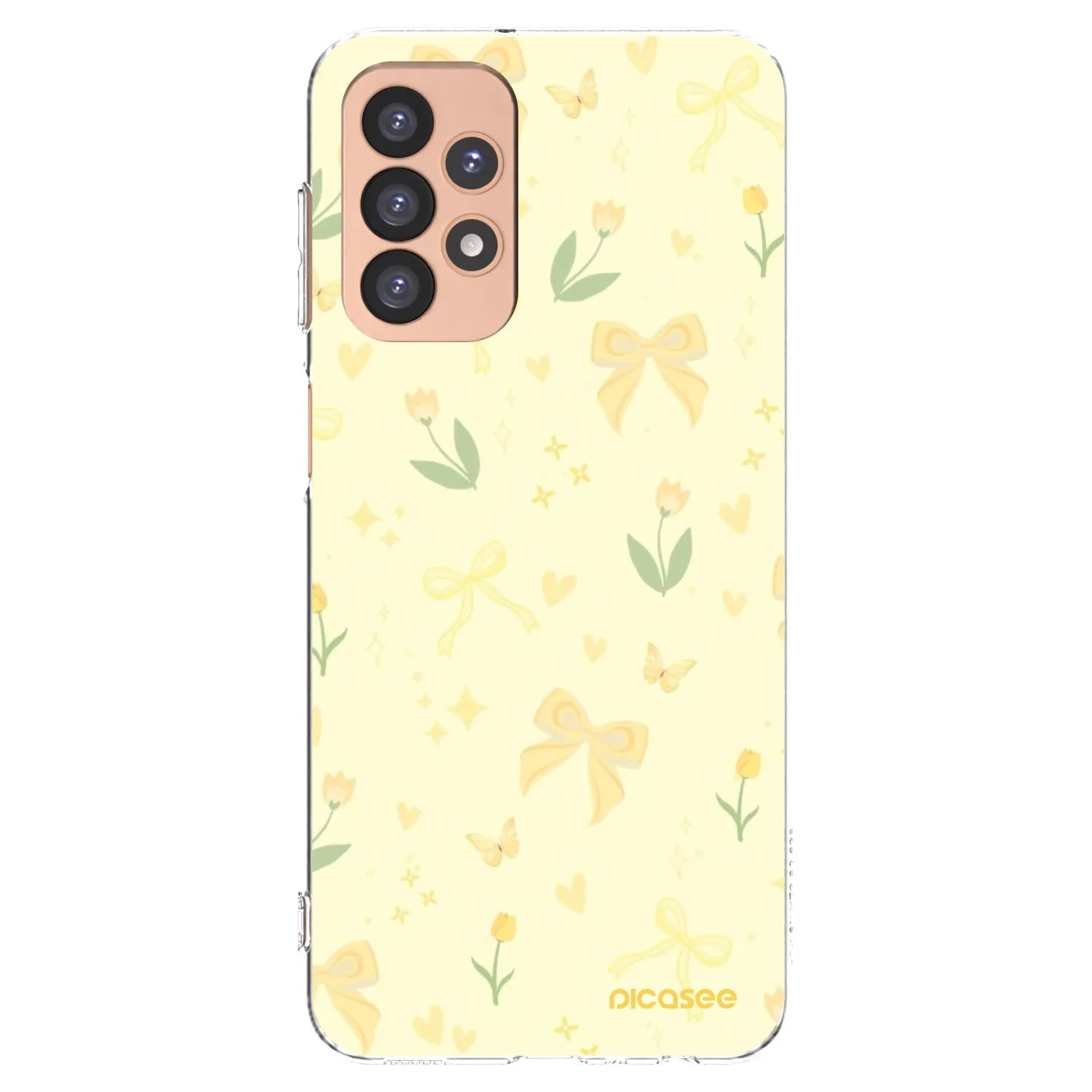 Picasee silikonowe przeźroczyste etui na Samsung Galaxy A23 A236B 5G - Honey Blossom