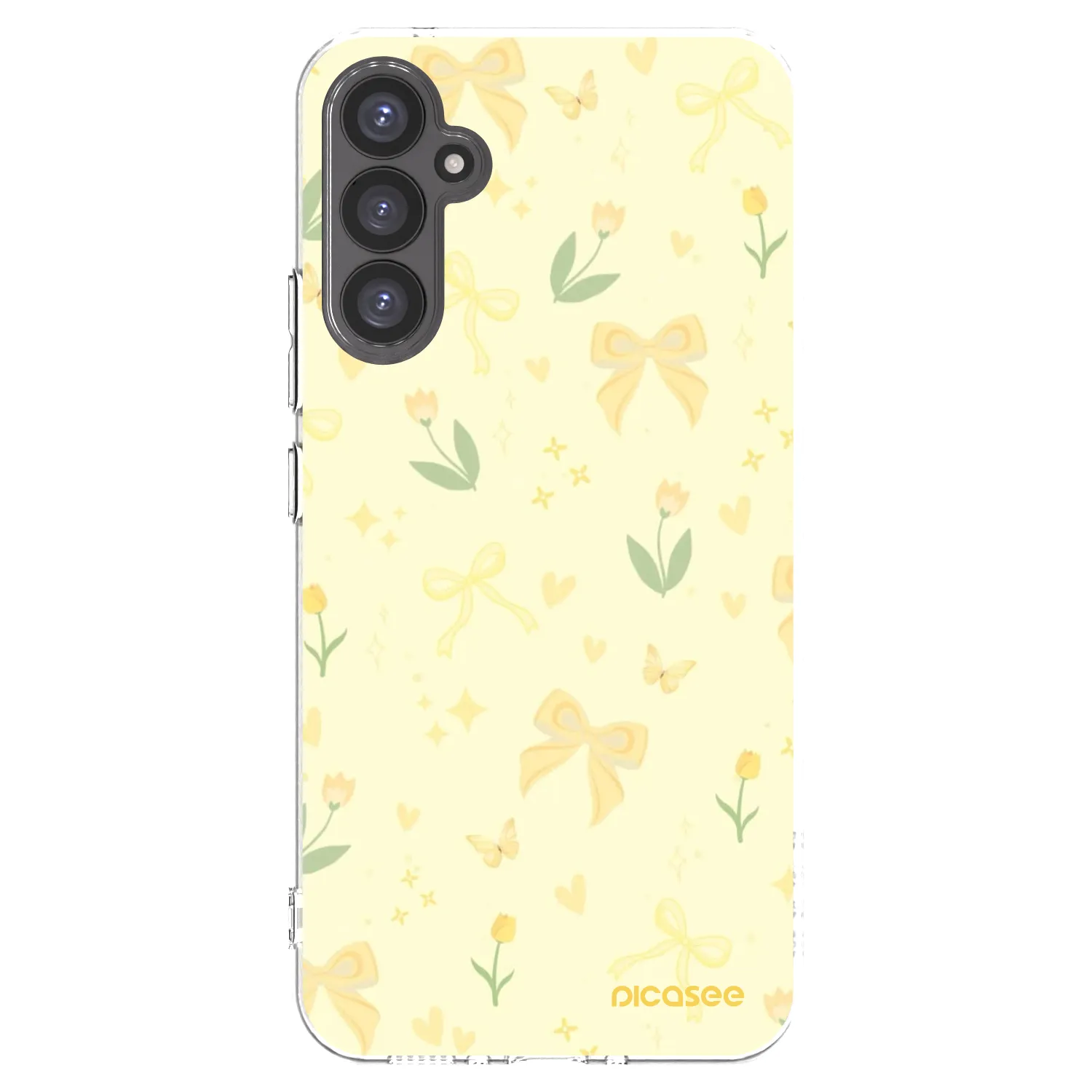 Picasee silikonowe przeźroczyste etui na Samsung Galaxy A34 5G A346B - Honey Blossom