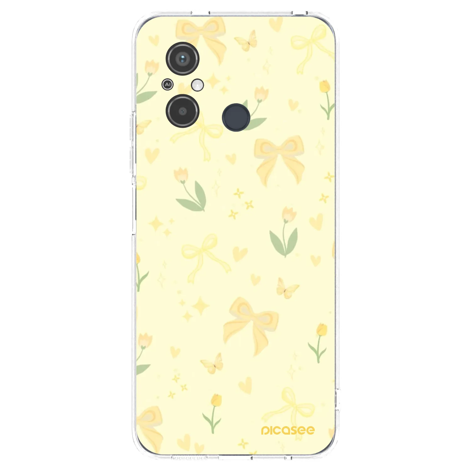 Picasee silikonowe przeźroczyste etui na Xiaomi Redmi 12C - Honey Blossom