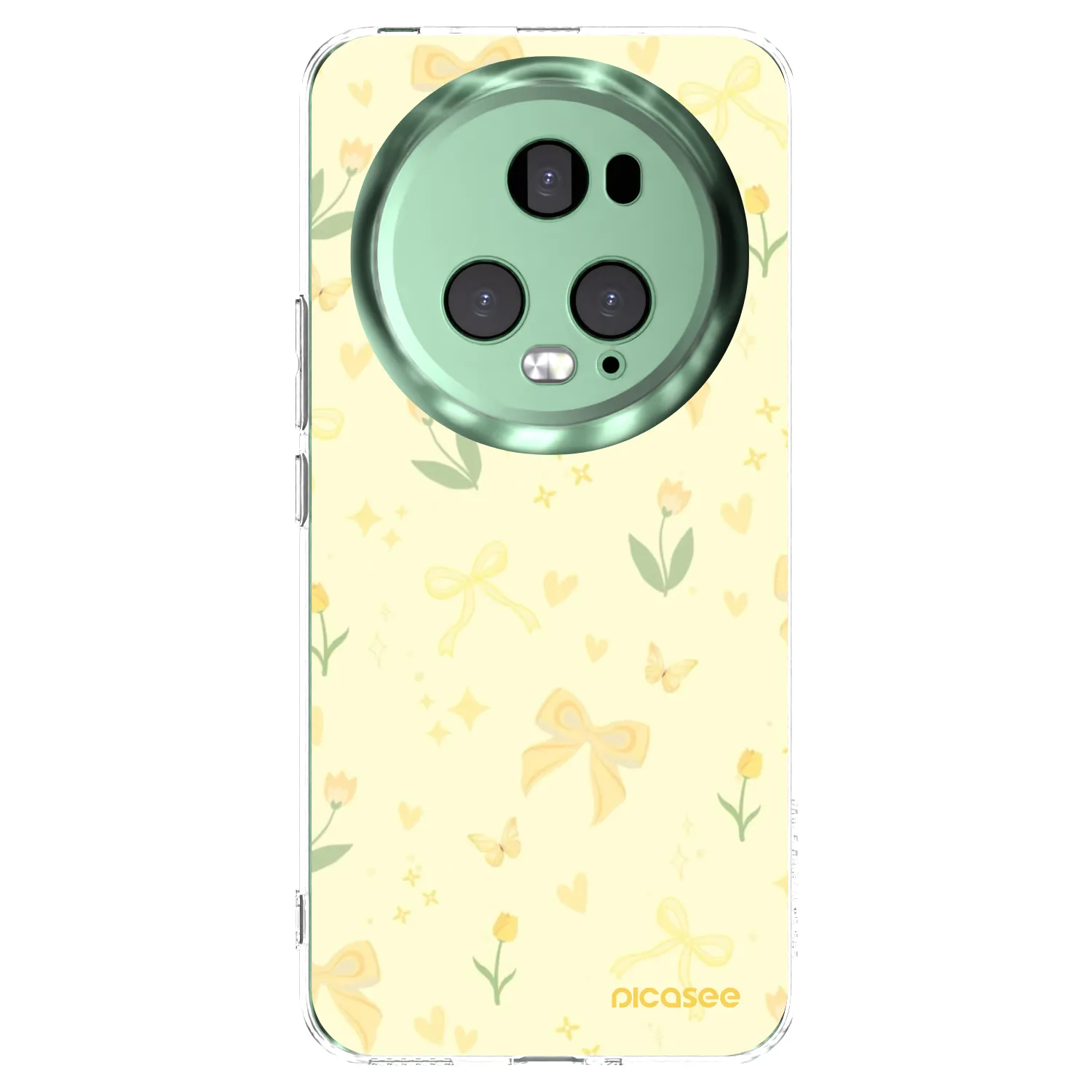 Picasee silikonowe przeźroczyste etui na Honor Magic5 Pro - Honey Blossom
