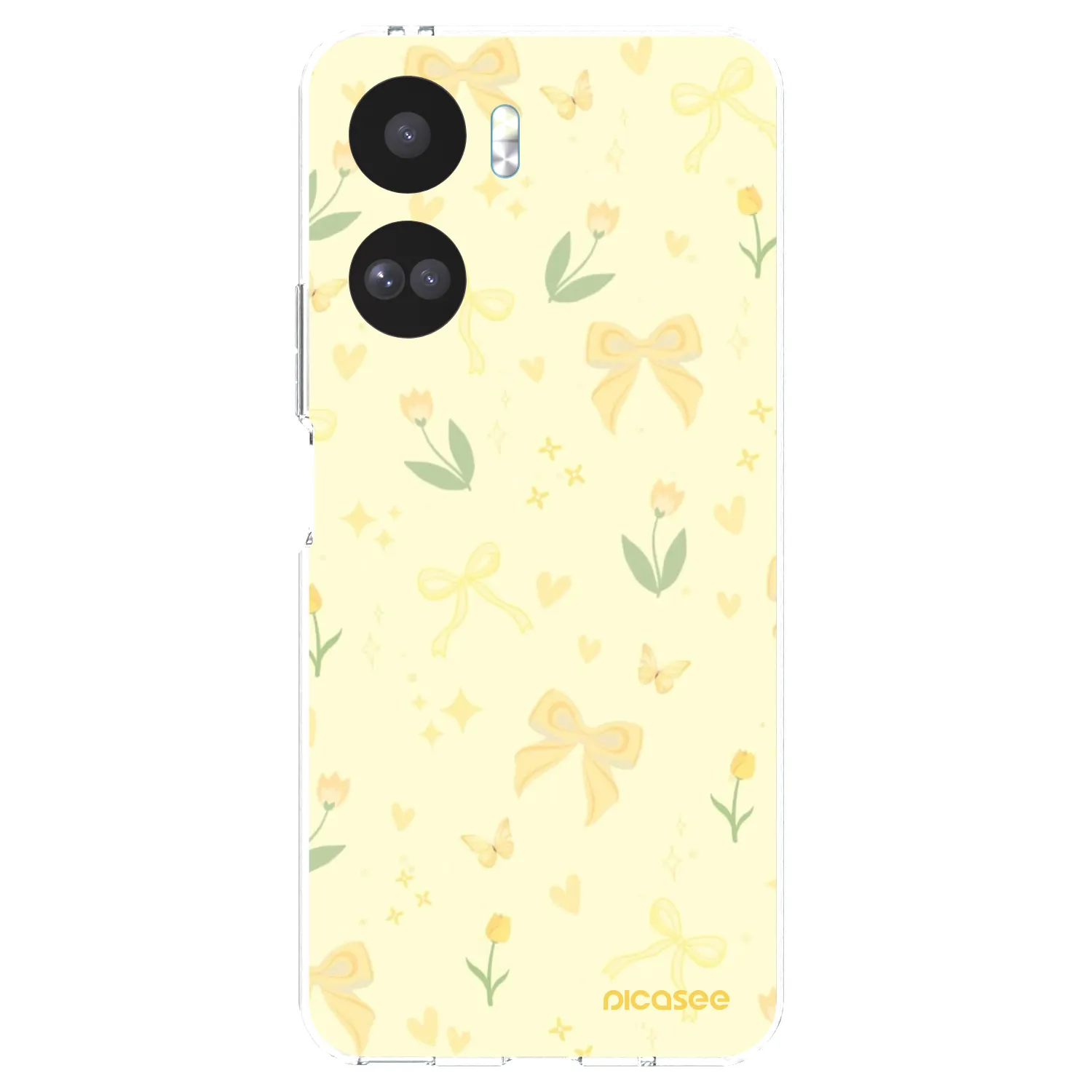 Picasee silikonowe przeźroczyste etui na Honor 90 Lite 5G - Honey Blossom