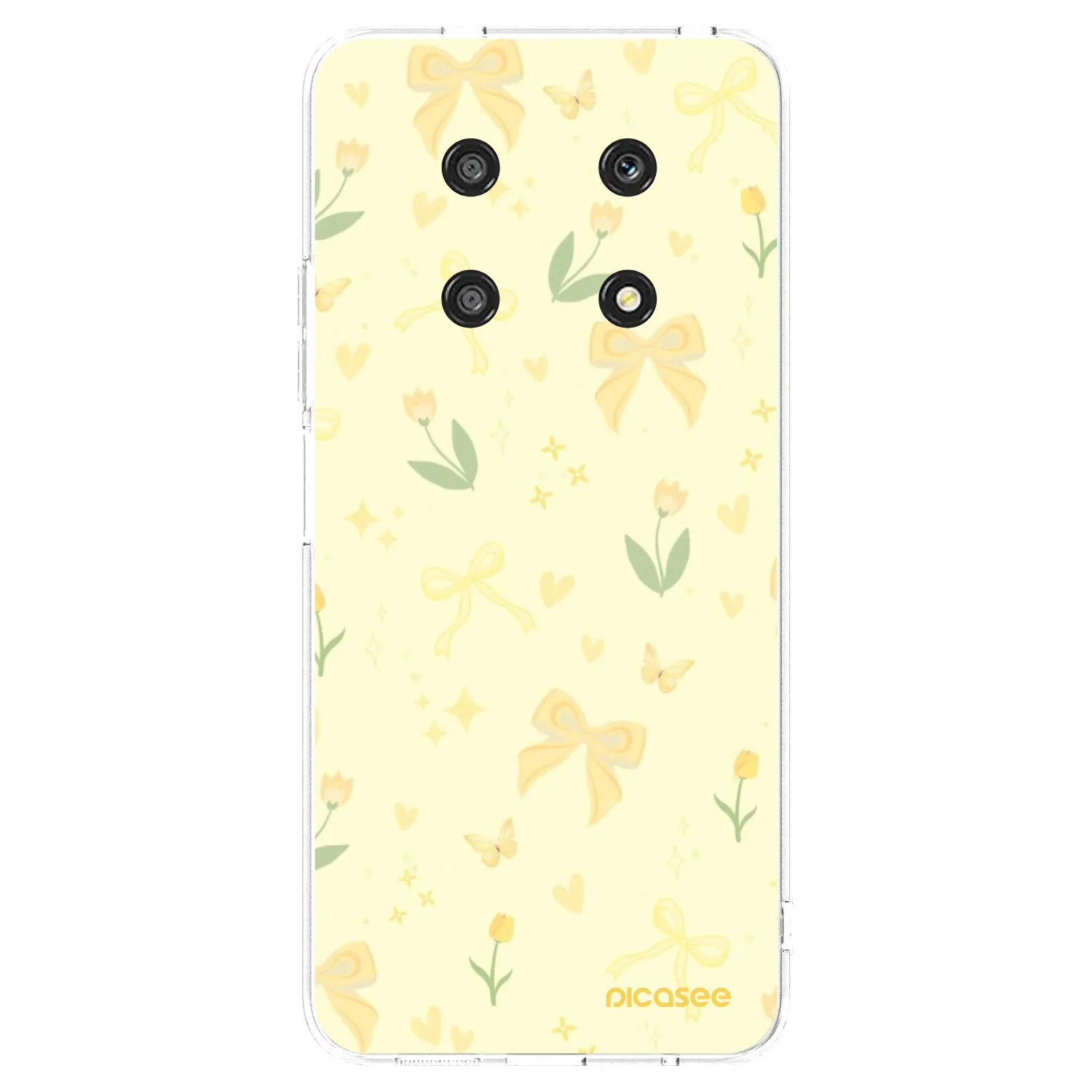 Picasee silikonowe przeźroczyste etui na Honor Magic4 Lite 5G - Honey Blossom