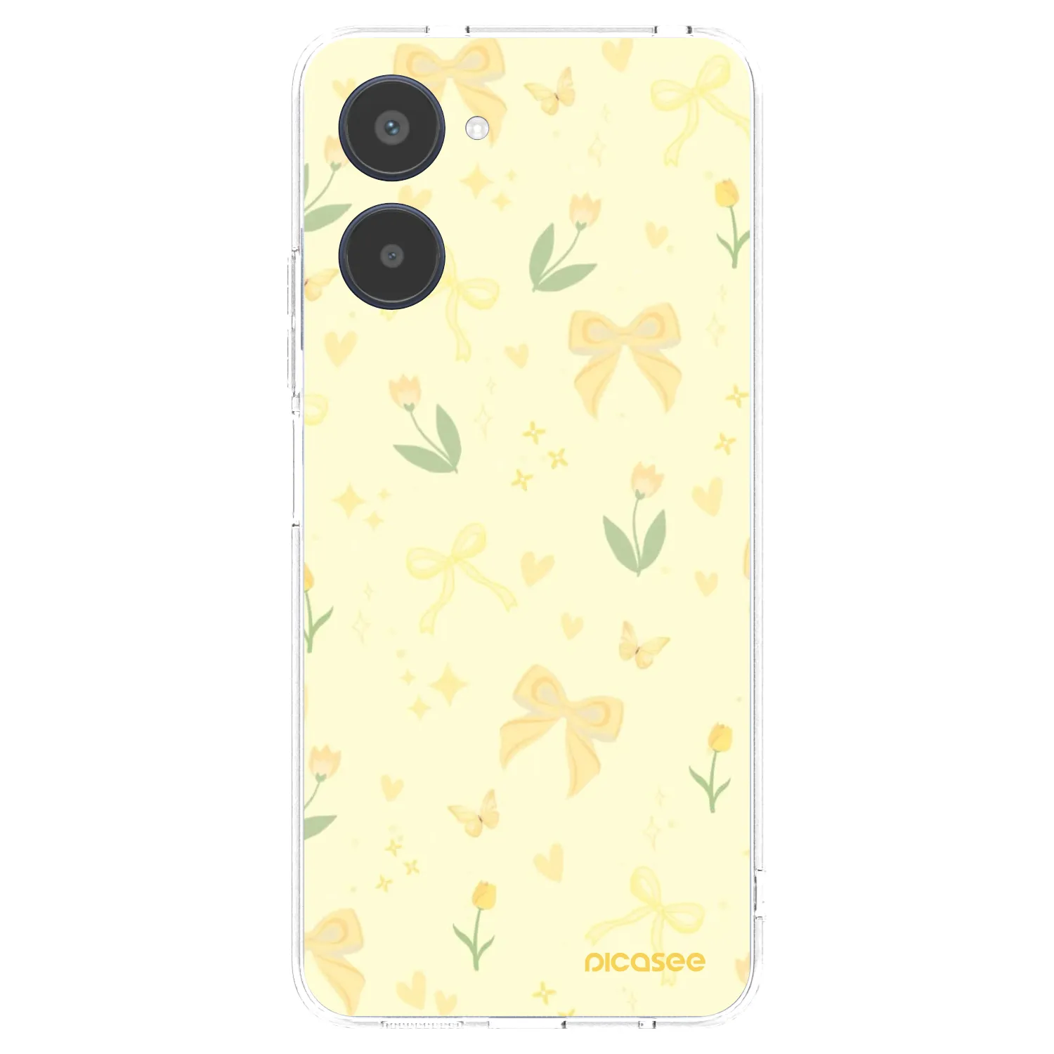 Picasee silikonowe przeźroczyste etui na Realme 10 4G - Honey Blossom