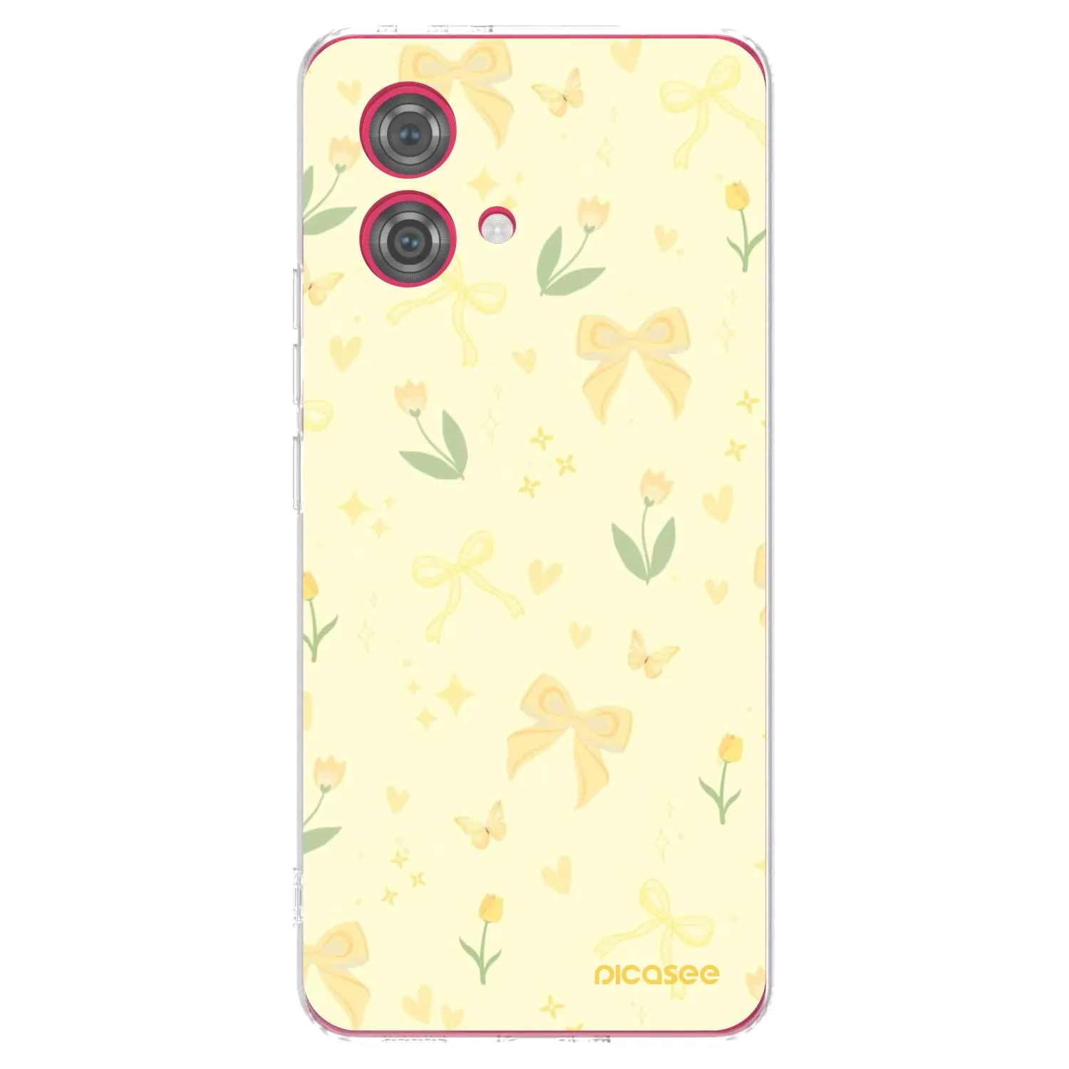 Picasee silikonowe przeźroczyste etui na Motorola Moto G84 5G - Honey Blossom