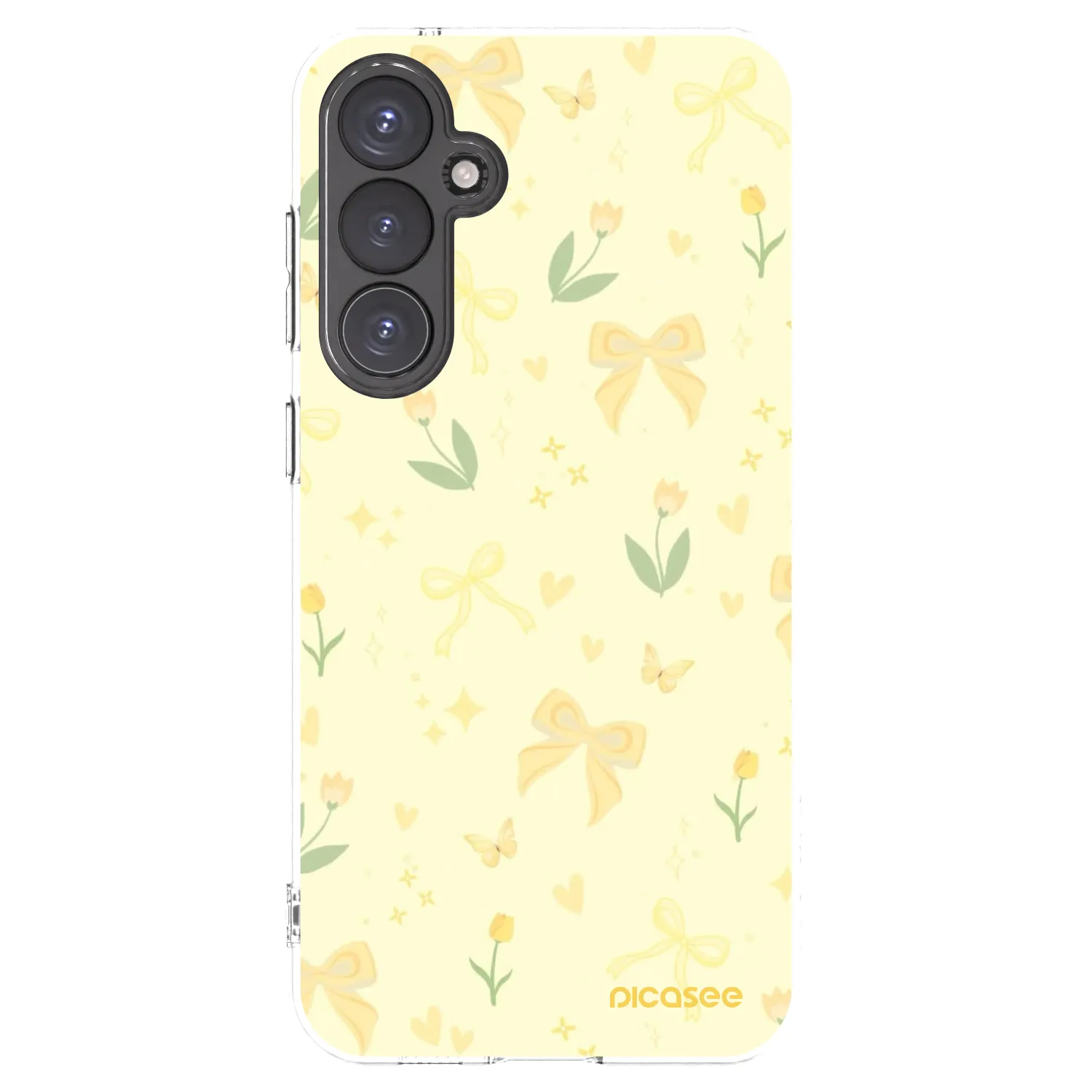 Picasee silikonowe przeźroczyste etui na Samsung Galaxy S23 FE S711B - Honey Blossom
