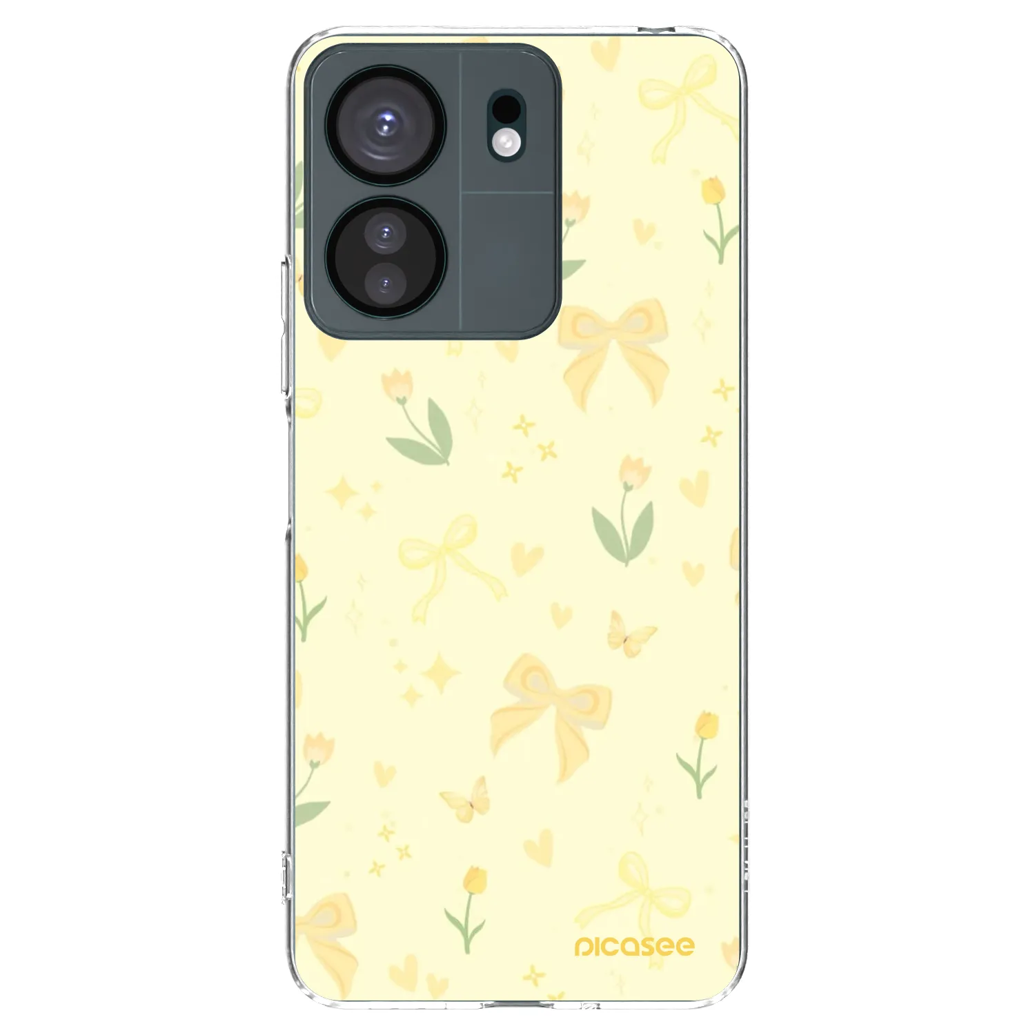 Picasee silikonowe przeźroczyste etui na Xiaomi Redmi 13C 4G - Honey Blossom