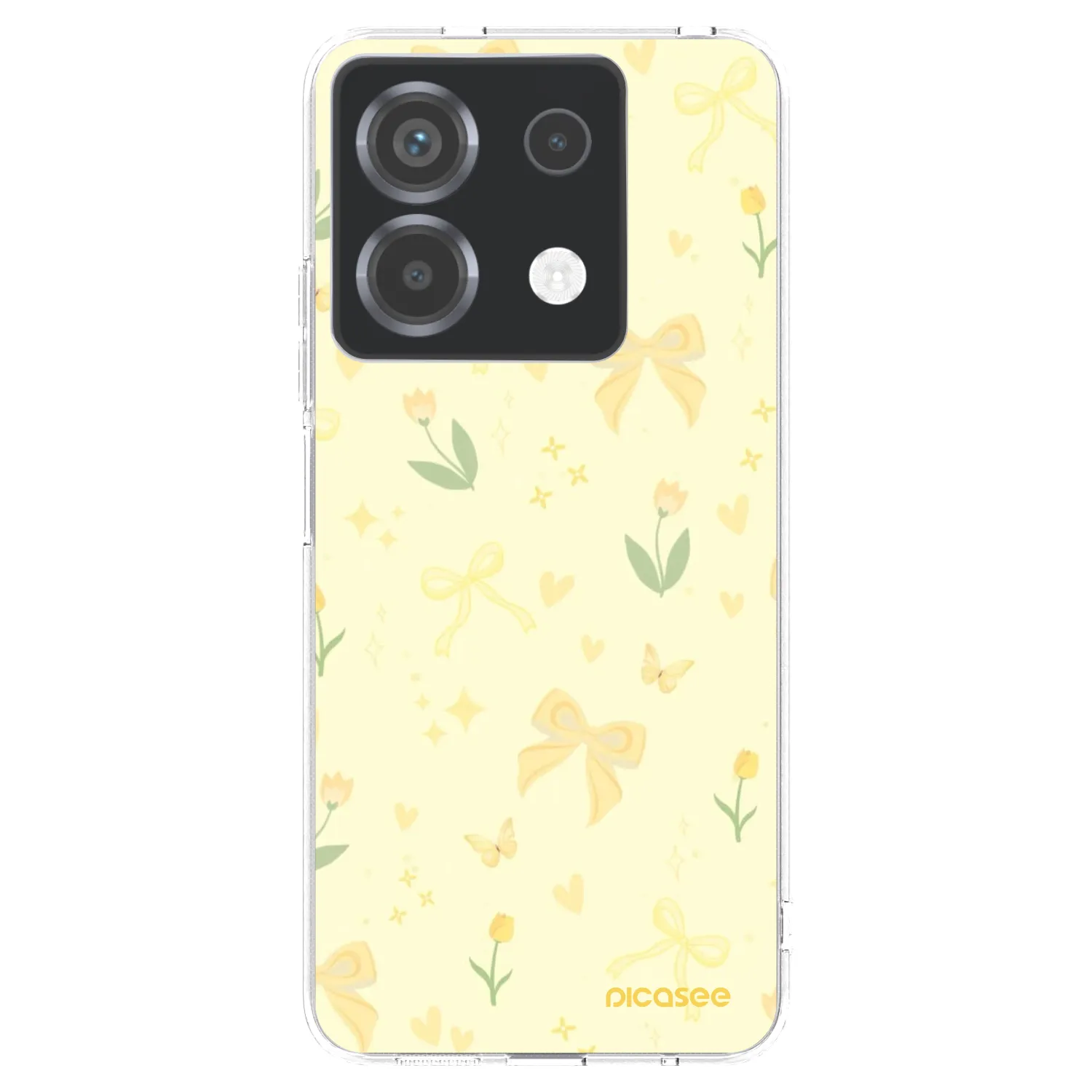 Picasee silikonowe przeźroczyste etui na Xiaomi Poco X6 - Honey Blossom