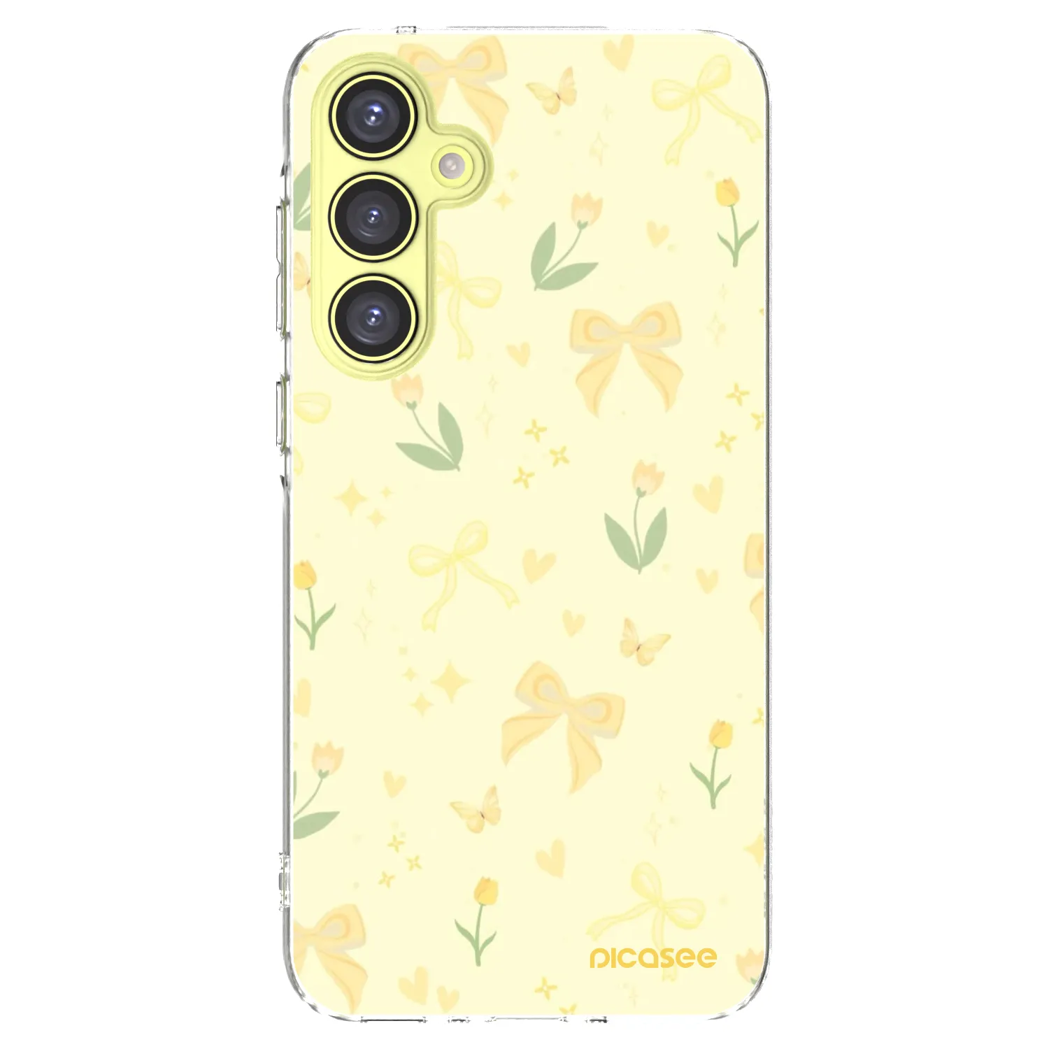 Picasee silikonowe przeźroczyste etui na Samsung Galaxy A35 5G A356B - Honey Blossom