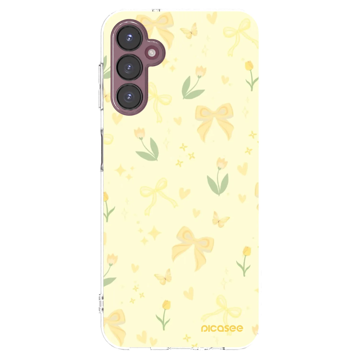Picasee silikonowe przeźroczyste etui na Samsung Galaxy A05s A057G - Honey Blossom