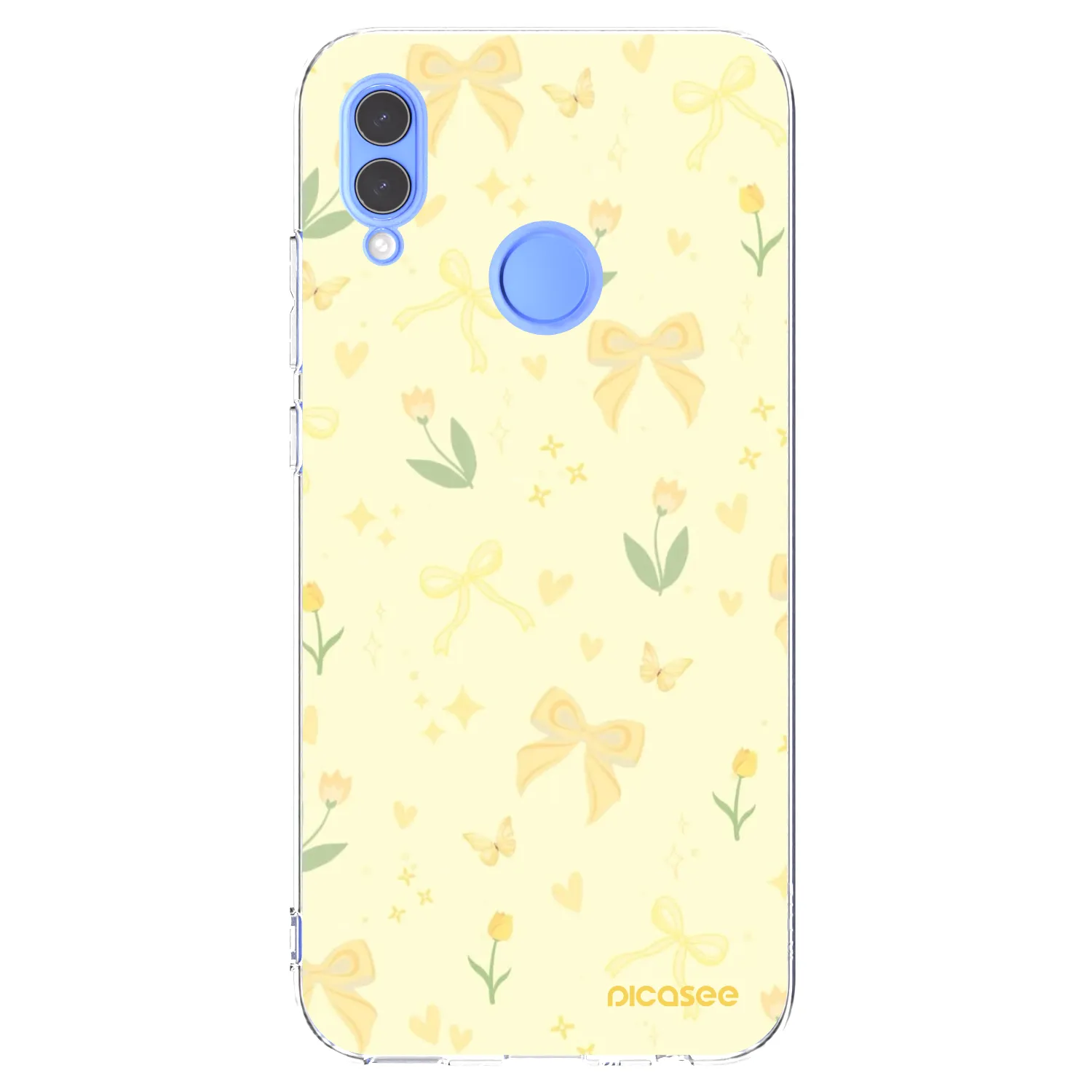 Picasee silikonowe przeźroczyste etui na Honor 10 Lite - Honey Blossom