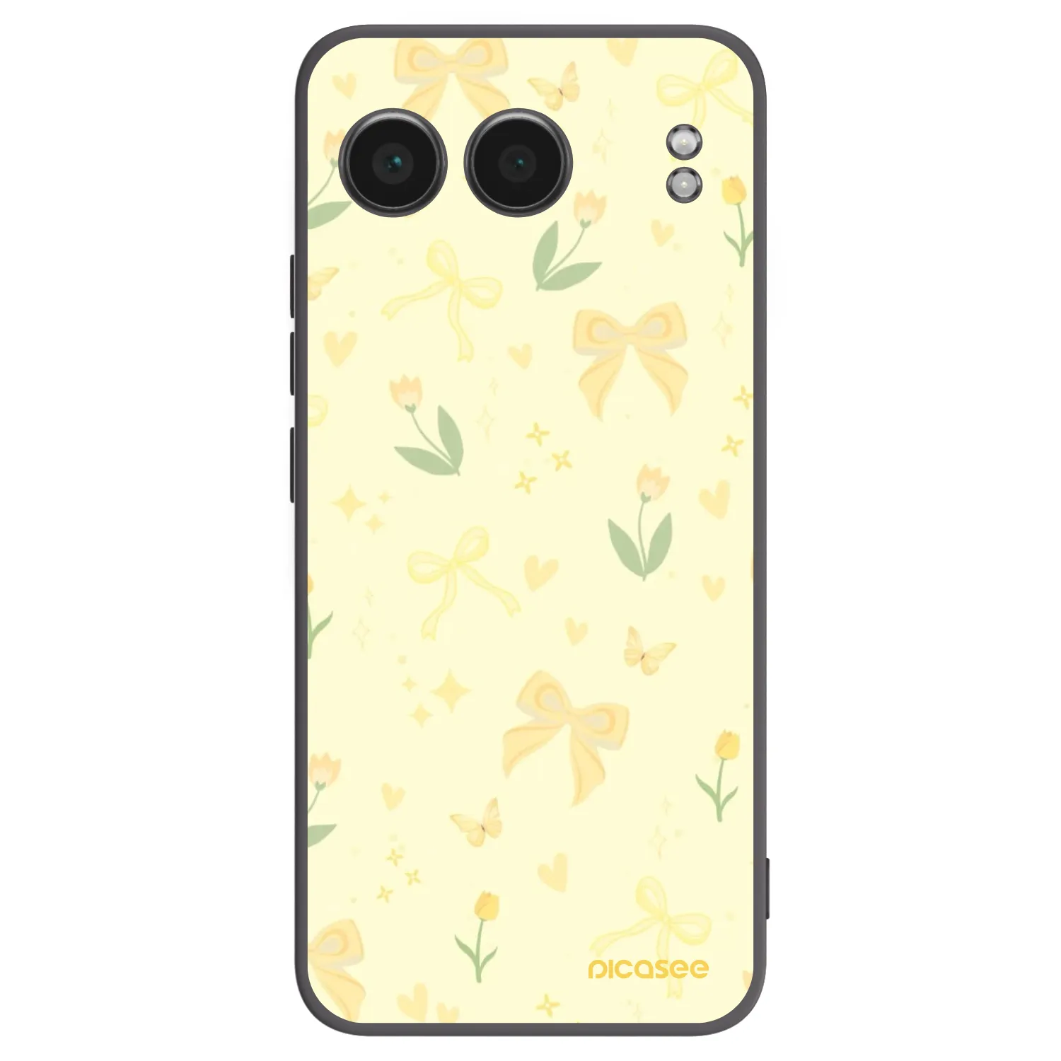 Picasee silikonowe czarne etui na OnePlus Nord 4 - Honey Blossom