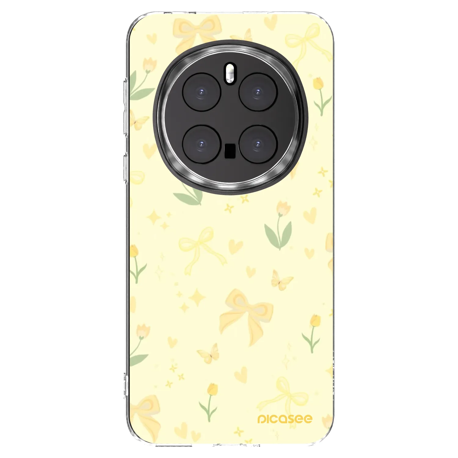 Picasee silikonowe przeźroczyste etui na Honor Magic7 Pro 5G - Honey Blossom
