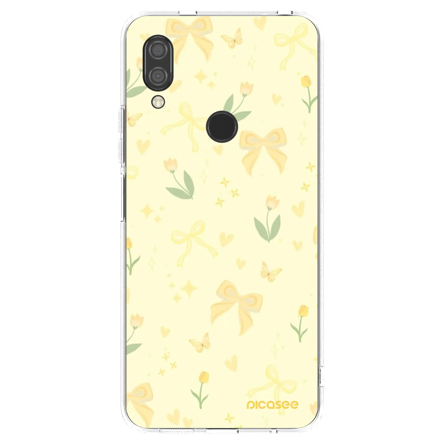 Picasee silikonowe przeźroczyste etui na Xiaomi Redmi 7 - Honey Blossom