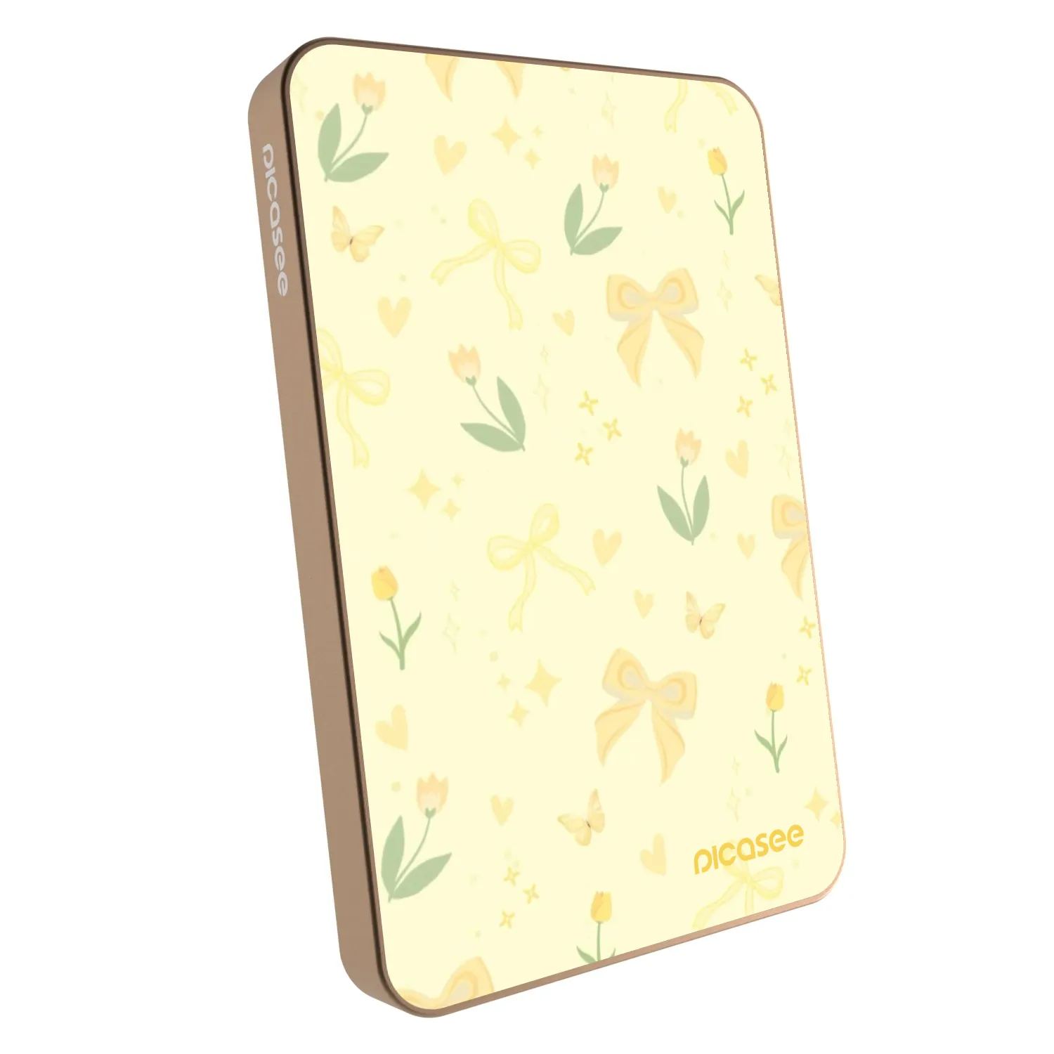 Picasee Powerbank z MagSafe 5 000 mAh Złoty - Honey Blossom
