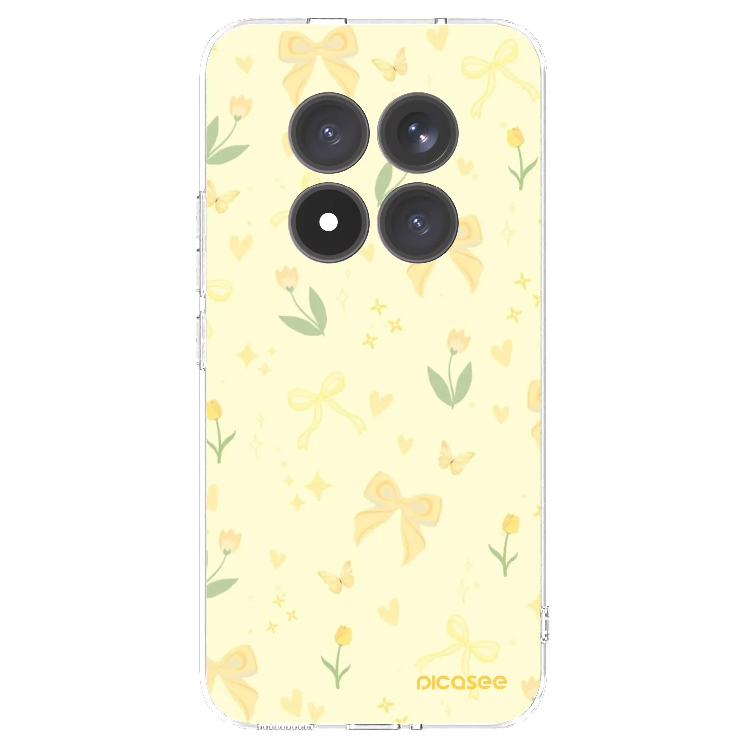 Picasee silikonowe przeźroczyste etui na Xiaomi Redmi Note 15 Pro+ - Honey Blossom