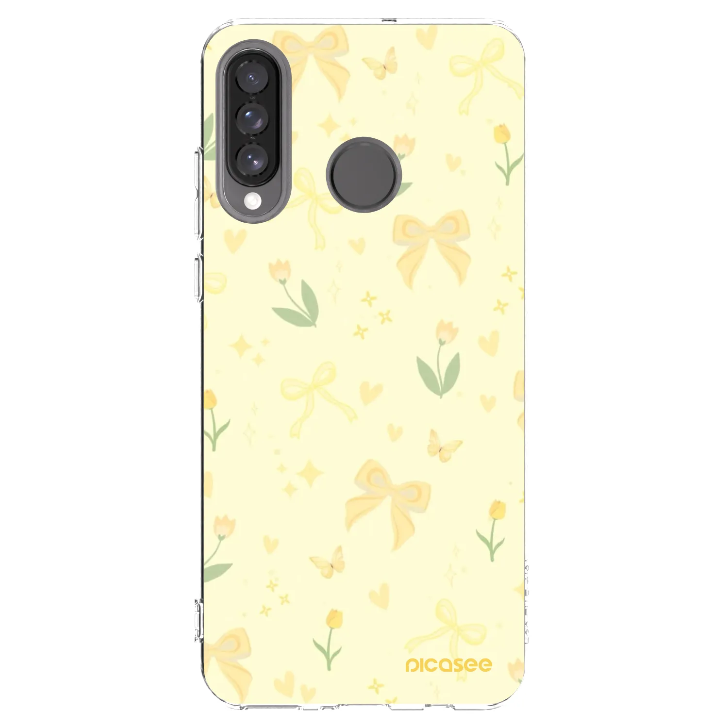 Picasee silikonowe przeźroczyste etui na Huawei P30 Lite - Honey Blossom