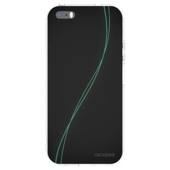 Picasee silikonowe przeźroczyste etui na Apple iPhone 5/5S/SE - Be Different