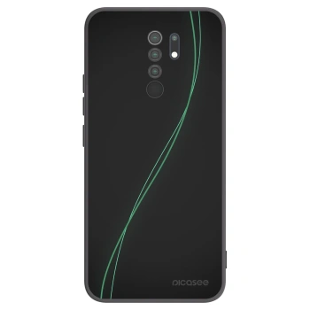 Picasee silikonowe czarne etui na Xiaomi Redmi 9 - Be Different