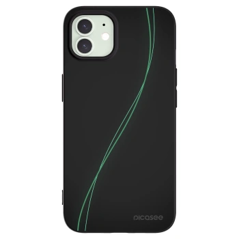 Picasee silikonowe czarne etui na Apple iPhone 12 - Be Different