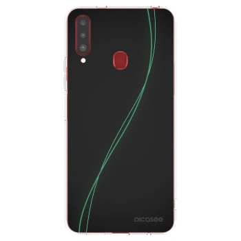 Picasee silikonowe przeźroczyste etui na Samsung Galaxy A20s - Be Different