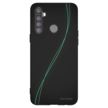 Picasee silikonowe czarne etui na Realme 5 - Be Different
