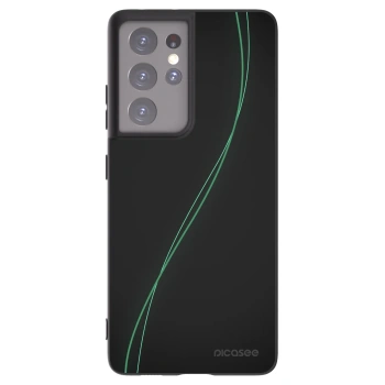 Picasee silikonowe czarne etui na Samsung Galaxy S21 Ultra 5G G998B - Be Different