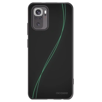 Picasee silikonowe czarne etui na Xiaomi Redmi Note 10 - Be Different