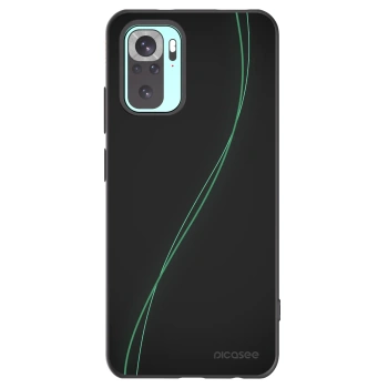 Picasee silikonowe czarne etui na Xiaomi Redmi Note 10 Pro - Be Different