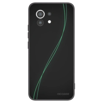 Picasee silikonowe czarne etui na Xiaomi Mi 11 - Be Different