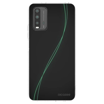 Picasee silikonowe czarne etui na Xiaomi Redmi 9T - Be Different
