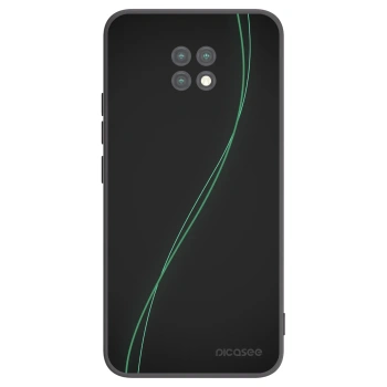 Picasee silikonowe czarne etui na Xiaomi Redmi Note 9T - Be Different