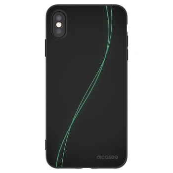 Picasee silikonowe czarne etui na Apple iPhone XS Max - Be Different