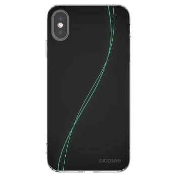 Picasee silikonowe przeźroczyste etui na Apple iPhone XS Max - Be Different